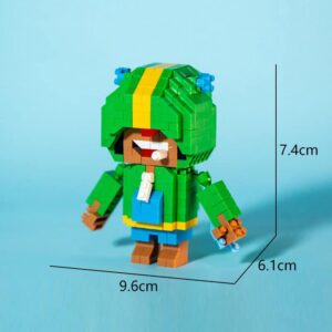 Leon Brawl Stars The Child Building Kit; Collectible Buildable Toy Model for Ages 10+